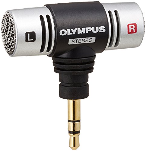 「ほぼ新品」OLYMPUS ステレオマイクロホンセット ボイスレコーダー用 ME51SW(中古品)