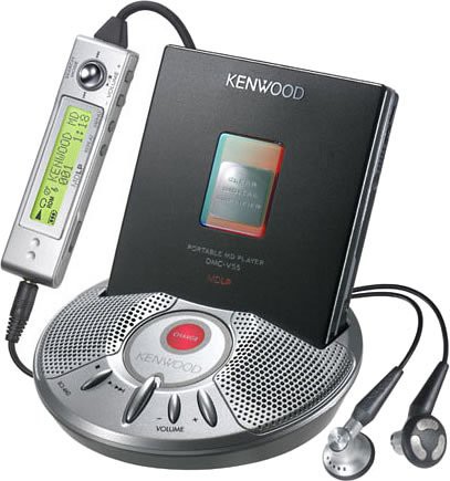 即発送可』 KENWOOD DMC-V55-B ポータブルMDプレイヤー ブラック(品