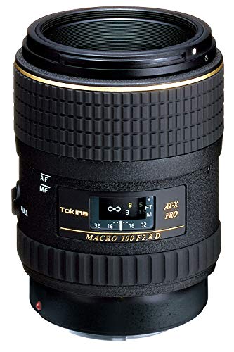 「ほぼ新品」Tokina マクロレンズ AT-X M100 PRO D 100mm F2.8 MACRO キヤノン用 フィル(中古品)
