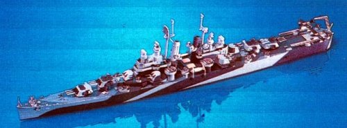 ピットロード 1/700 米国海軍 軽巡洋艦 マイアミ W23(中古品)