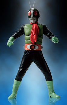 「ほぼ新品」ソフビ魂 仮面ライダー旧2号(中古品)