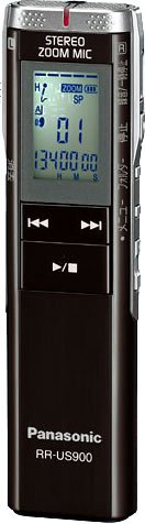 パナソニック ICレコーダー 256MB ブラック RR-US900-K(中古品)