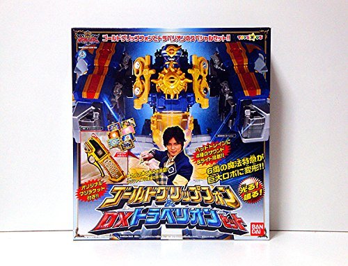 魔法戦隊マジレンジャー ゴールドグリップフォン&DXトラベリオンセット(中古品)