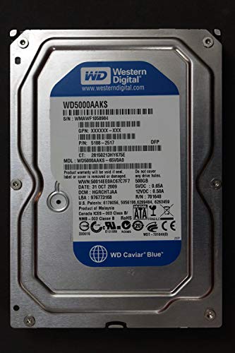 Western Digital 500?GB 7200rpm 16?MB SATA 150?wd5000aaks(中古品)