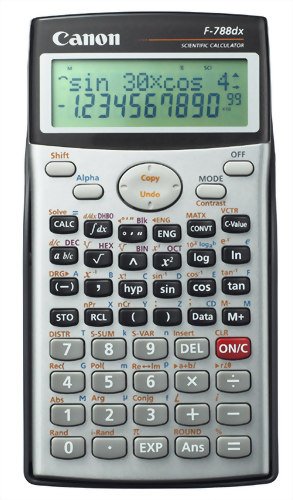 「非常に良い」キヤノン 関数電卓 F-788dx-S 9961A004(中古品)