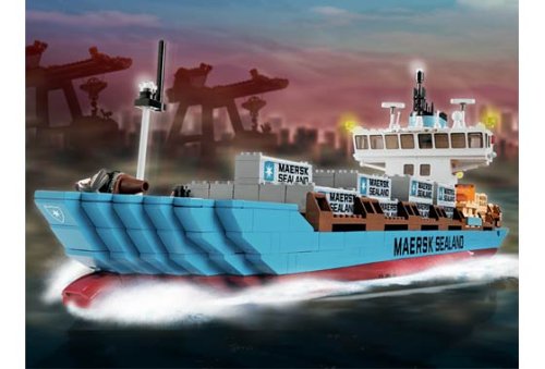 「非常に良い」LEGO (レゴ) Maersk 2005 Sealand Ship (10152) ブロック おもちゃ （並行 (中古品)