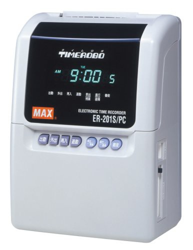 マックス タイムレコーダー ER-201S/PC ER90094(中古品)の通販は