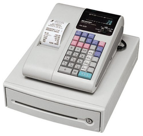 シャープ 電子レジスタ グレー XE-A20-H(中古品)