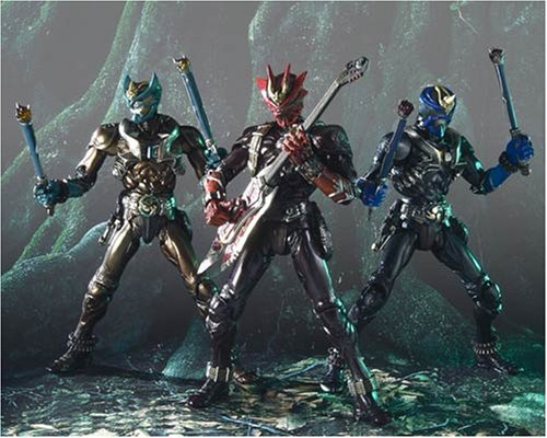 「未使用品」S.I.C. LIMITED 仮面ライダーサバキ&エイキ&ダンキ(中古品)