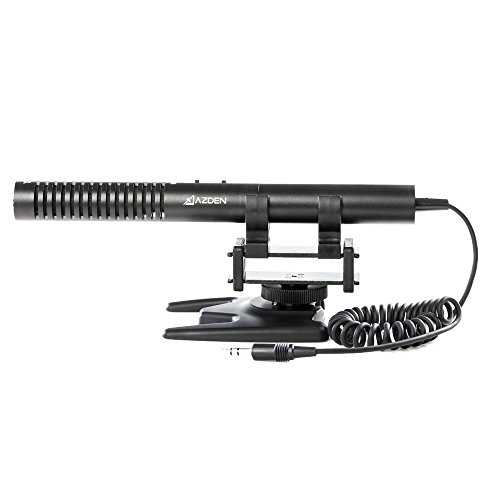 AZDEN カメラ用外付けマイク SMX-10 単一指向性ステレオマイクロホン 単四(中古品)