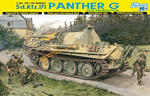 「ほぼ新品」ドラゴン 1/35 Sd.Kfz.171 パンサーG 後期型 プラモデル(中古品)