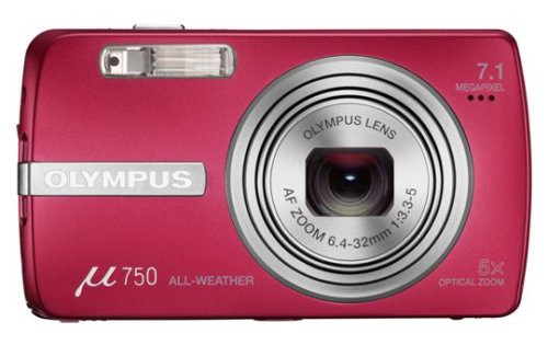 OLYMPUS デジタルカメラ μ750 サンセットレッド μ-750 RED(中古品)の通販は 12,920円