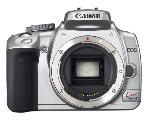 「非常に良い」Canon デジタル一眼レフカメラ EOS Kiss デジタル X ボディ本体 シルバー K(中古品)