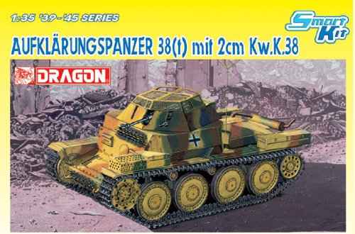 「ほぼ新品」プラモデル 1/35 ドイツ 38(t) 偵察戦車 “2cm Kw.K.38砲搭載型”(中古品)