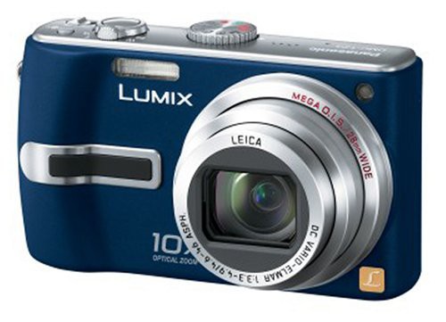 パナソニック デジタルカメラ LUMIX (ルミックス) DMC-TZ3 ブルー(中古品)