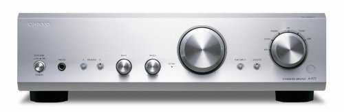 ONKYO プリメインアンプ 85W+85W(4Ω) シルバー A-973(S)(中古品)