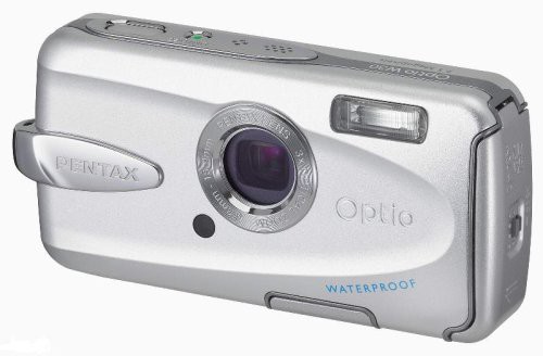 PENTAX 防水デジタルカメラ Optio (オプティオ) W30 シルバー OPTIOW30S(中古品)