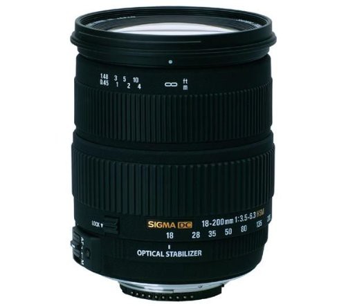 シグマ 18-200mm F3.5-6.3 DC OS HSM ニコン用(中古品)