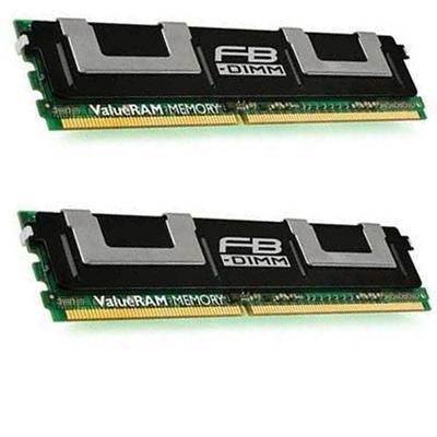 「非常に良い」Kingston 4GB 667MHz DDR2 ECC Fully Buffered CL5 DIMM (Kit of 2) Dual R(中古品)