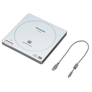 「非常に良い」パナソニック ポータブルDVD-SuperMULTIドライブ(外付、USB2.0) LF-P968C(中古品)