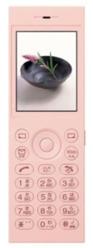 WILLCOM 9(nine) ピンク WS009KE(P)(中古品)