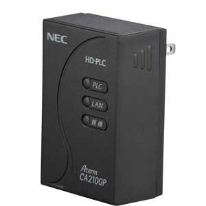 「非常に良い」日本電気 増設用PLCアダプタ Aterm 単体モデル PA-CA2100P(中古品)