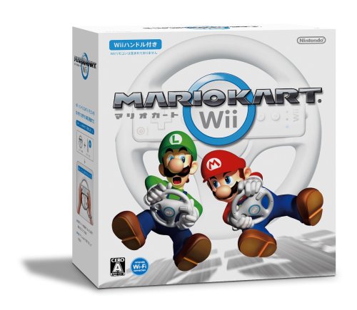Wii 本体、カセット、マリオカートハンドル マリオカートWii (「Wiiハンドル」×1同梱)(中古品)の通販はau PAY