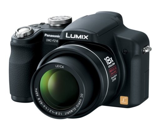 「非常に良い」パナソニック デジタルカメラ LUMIX (ルミックス) ブラック DMC-FZ18-K(中古品)