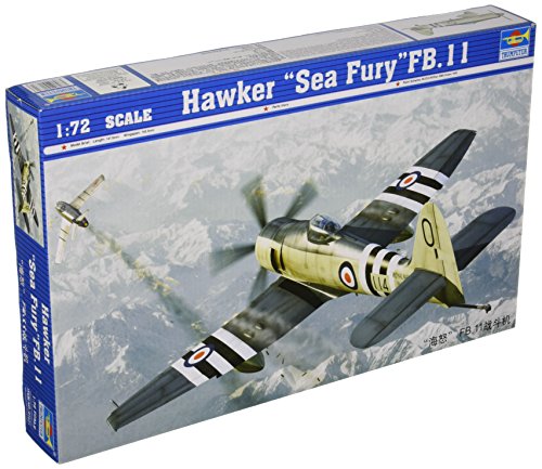 「未使用品」トランペッター 1/72 ホーカーシーフューリーFB.11 01631 プラモデル(中古品)