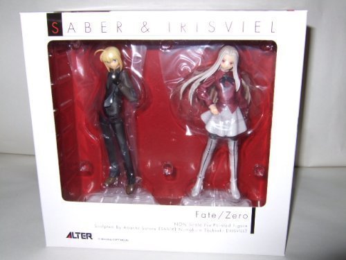 「非常に良い」Fate/Zero セイバー＆アイリスフィール 完成品フィギュア （ワンダーフェス(中古品)