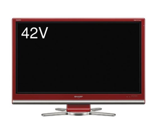 シャープ 42V型 液晶 テレビ AQUOS LC-42DS3-R フルハイビジョン 2007年 (中古品)