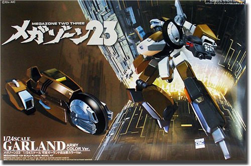 「ほぼ新品」青島文化教材社 1/24 メガゾーン23 No.02 1/24 可変ガーランド 自治軍カラ (中古品)