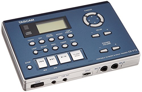 「ほぼ新品」TASCAM CDトレーナー ボーカル用 CD-VT2(中古品)