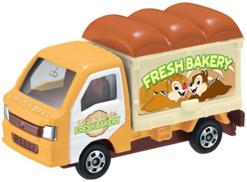 「非常に良い」ディズニー トミカ D-38 スバルサンバーパン屋 チップ&デール(中古品)