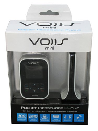 「非常に良い」AXES VOIIS ポケットメッセンジャーフォン Skype iTunes対応ハンドセット M(中古品)