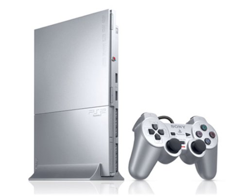 「非常に良い」PlayStation 2 サテン・シルバー (SCPH-90000SS) （メーカー生産終了）(中古品)