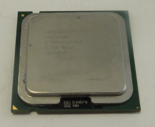 「未使用品」Intel ペンティアム 4 HT sl7j8 3.4 GHz / 1 m / 800 ソケット 775 CPU(中古品)