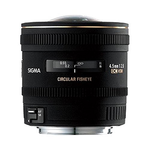 「非常に良い」SIGMA 単焦点魚眼レンズ 4.5mm F2.8 EX DC CIRCULAR FISHEYE HSM シグマ用 (中古品)