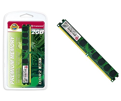 Transcend デスクトップPC用 PC2-5300(DDR2-667) 2GB 240pin DIMM JM667QLU(中古品)