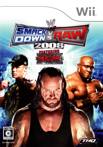 「ほぼ新品」WWE 2008 SmackDown vs Raw - Wii(中古品)