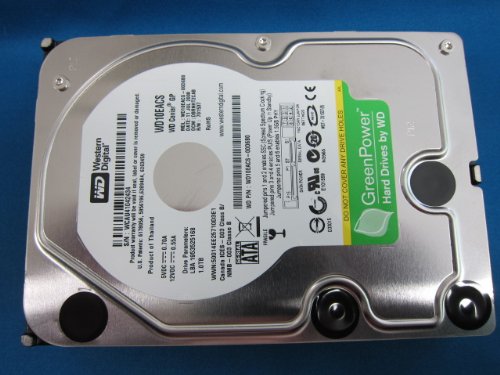 「非常に良い」WESTERN DIGITAL 3.5インチ内蔵HDD Serial-ATA3.0Gb 5400rpm 1TB 16MB WD10(中古品)