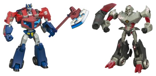 Transformers Animated The Battle Begins - Optimus Prime vs. Megatron(中古品)