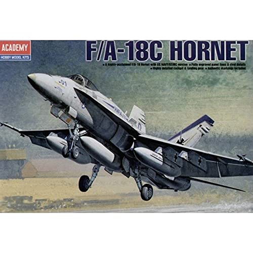 「ほぼ新品」アカデミー 1/72 F/A-18C ホーネット プラモデル(中古品)