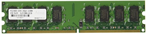 アドテック DDR2 667/PC2-5300 Unbuffered DIMM 2GB ADS5300D-2G(中古品)