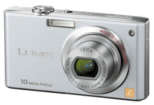 パナソニック デジタルカメラ LUMIX (ルミックス) FX35 プレシャスシルバー(中古品)