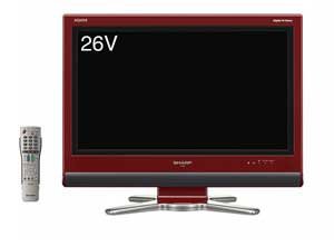 シャープ 26V型 液晶 テレビ AQUOS LC-26D30-R ハイビジョン(中古品)の