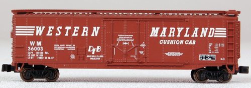 Bachmann Industries Inc. 50フィート プラグドアボックス 車 ウエスタンメ(中古品)