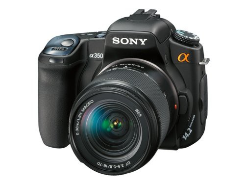 ソニー SONY デジタル一眼レフ α350 レンズキット DT 18-70mm F3.5-5.6付 (中古品)