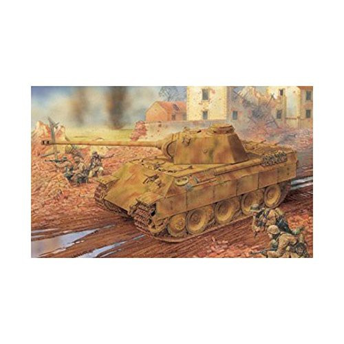 ドラゴン 1/35 パンサー D型 ツィンメリットコーティング プラモデル(中古品)