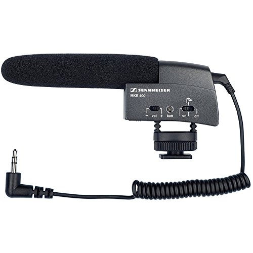 「未使用品」Sennheiser ゼンハイザー MKE 400(ショートガンマイク) (中古品)